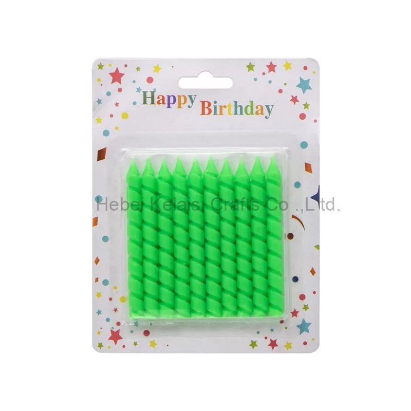 Creative Rainbow Colored Birthday Candles