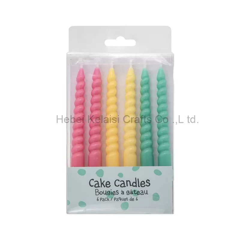 Eco - friendly Birthday Spiral Candles