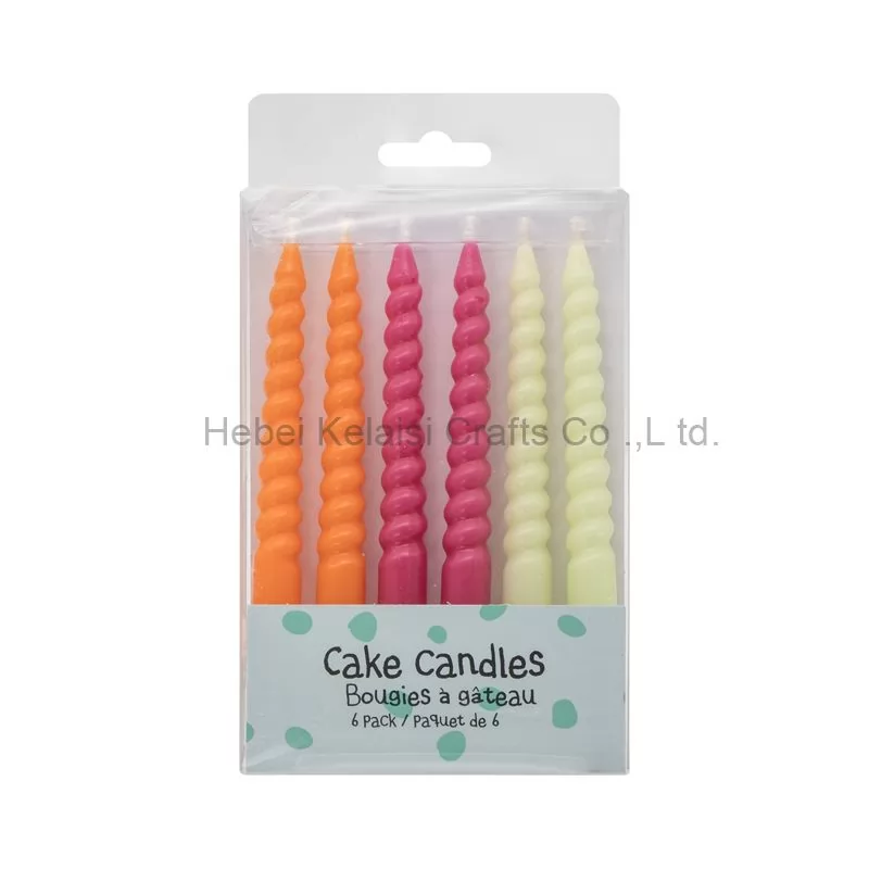 Eco - friendly Birthday Spiral Candles