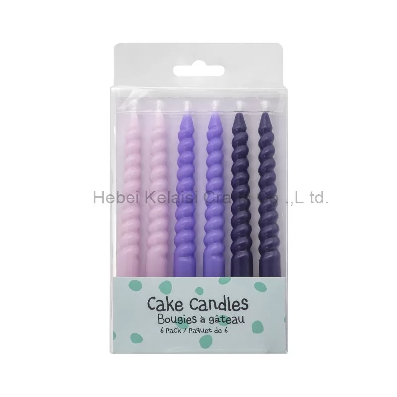 Eco - friendly Birthday Spiral Candles