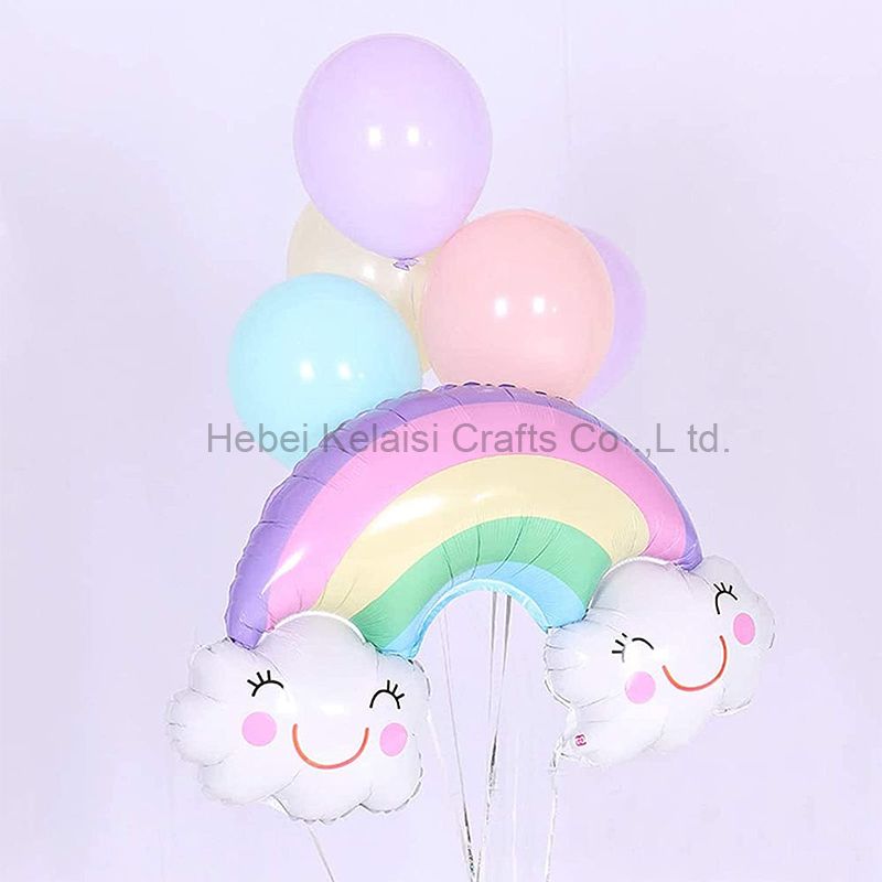 Rainbow Balloon Cloud Aluminum Foil Balloon