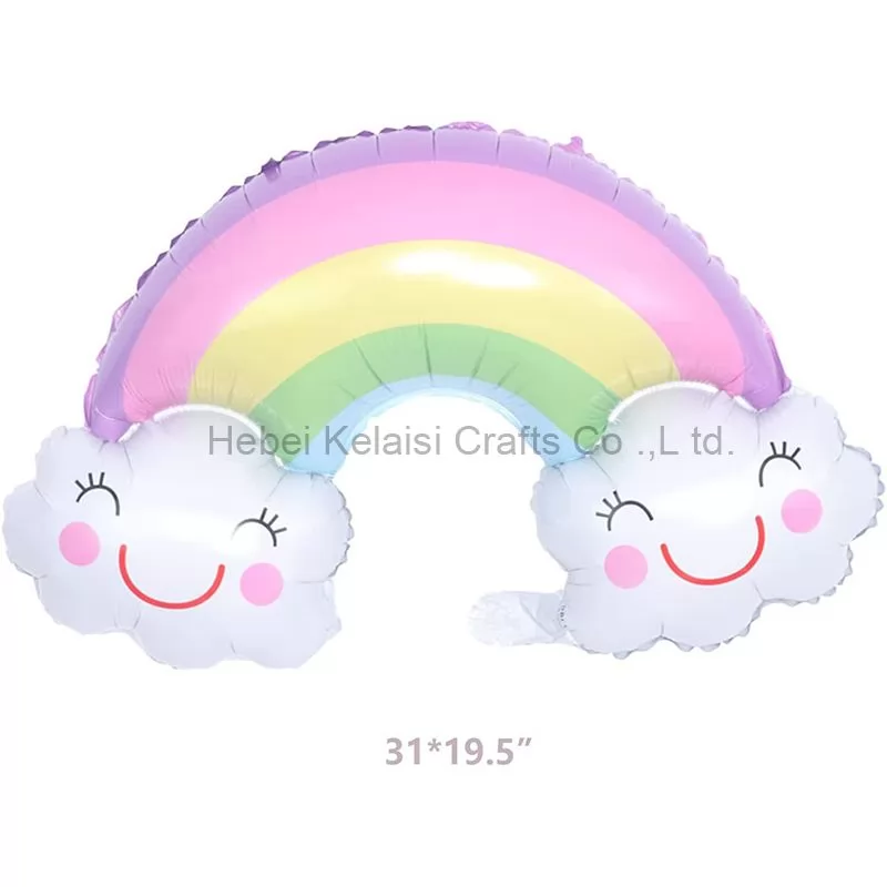 Rainbow Balloon Cloud Aluminum Foil Balloon