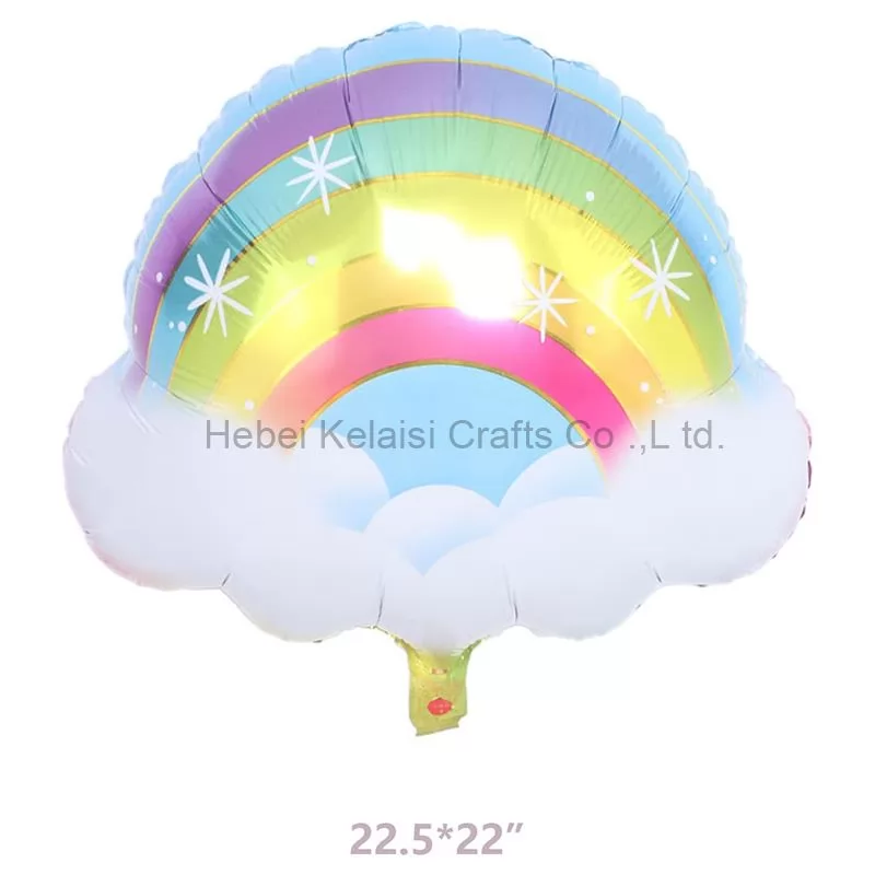 Rainbow Balloon Cloud Aluminum Foil Balloon