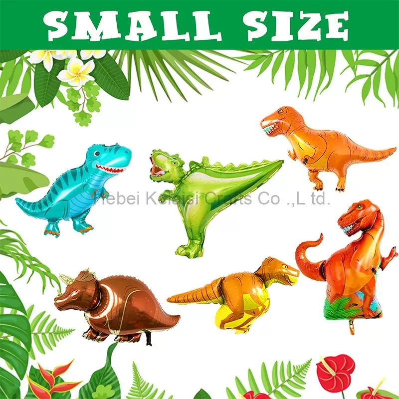 15 PCS Dinosaur Themed Party Foil Balloons