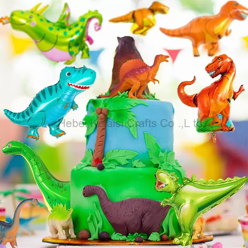 15 PCS Dinosaur Themed Party Foil Balloons