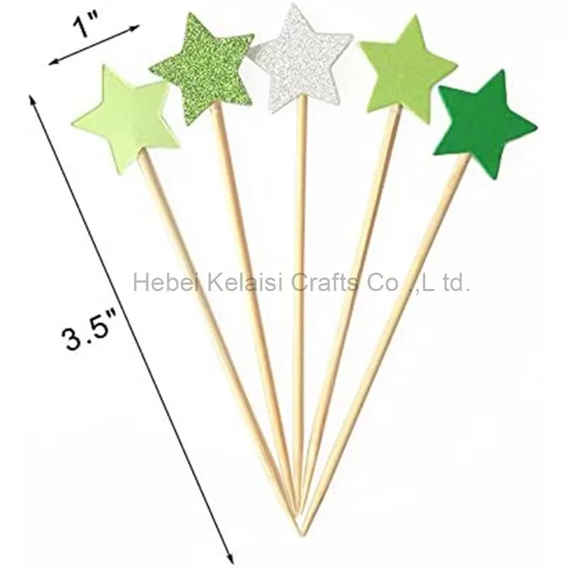 11Colors star Cake decoration Cupcake Toppers