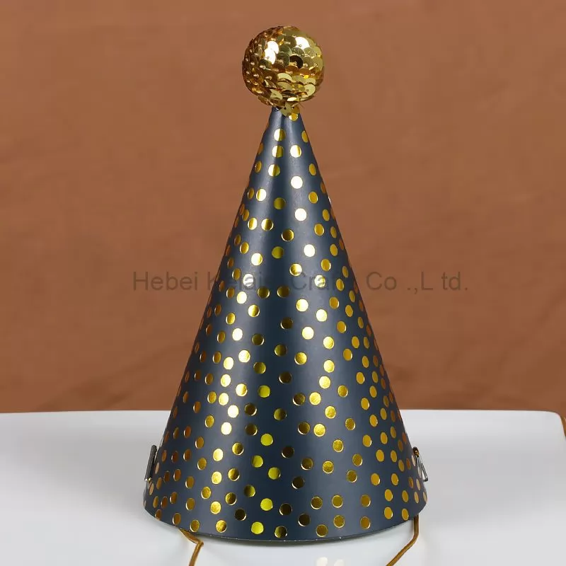 Party decoration Polka dot stripe birthday party hat