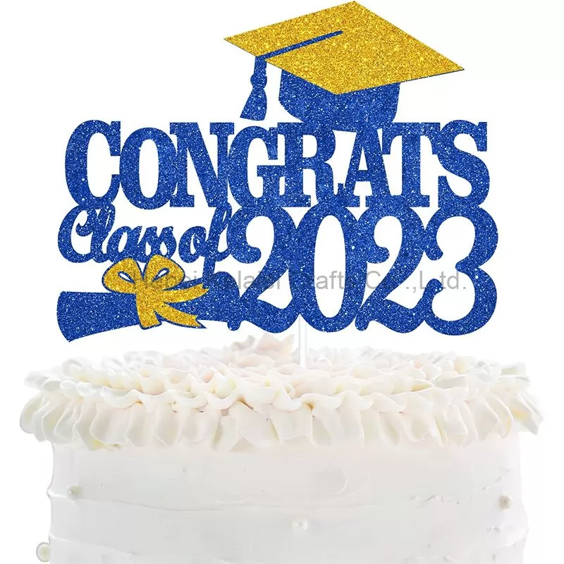 Congrats Class Of 2023 Graduation Cake Topper