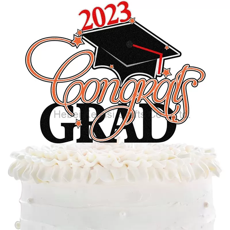 Congrats Class Of 2023 Graduation Cake Topper