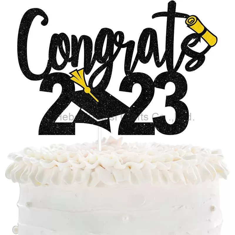 Congrats Class Of 2023 Graduation Cake Topper