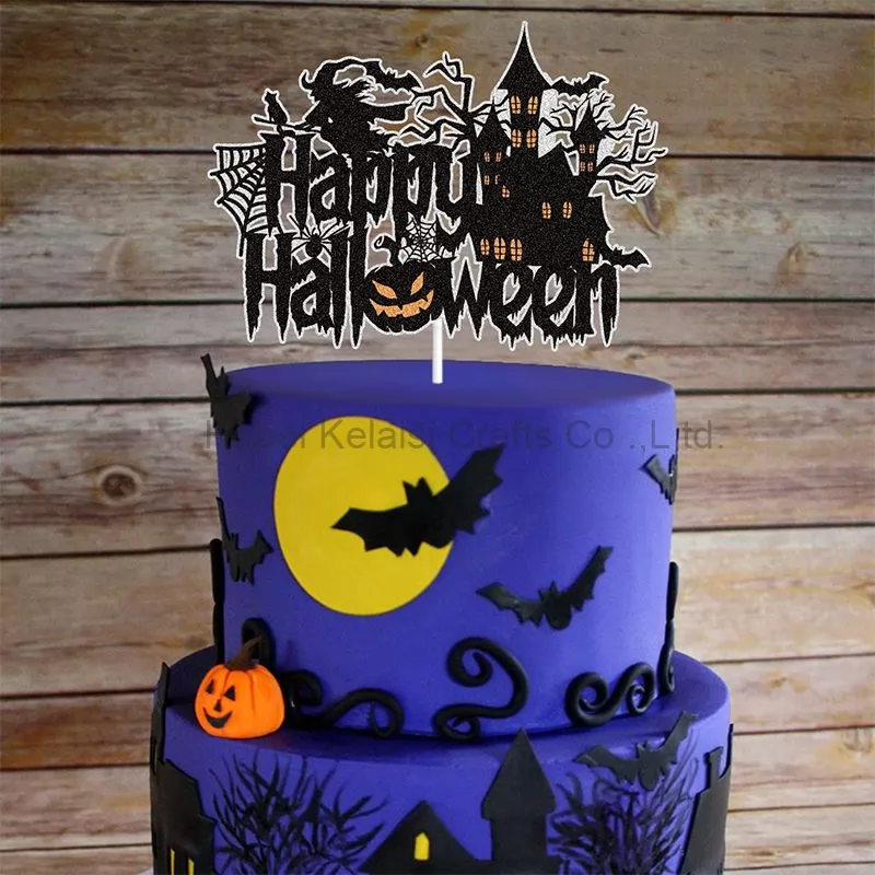 Happy Halloween Cake Topper