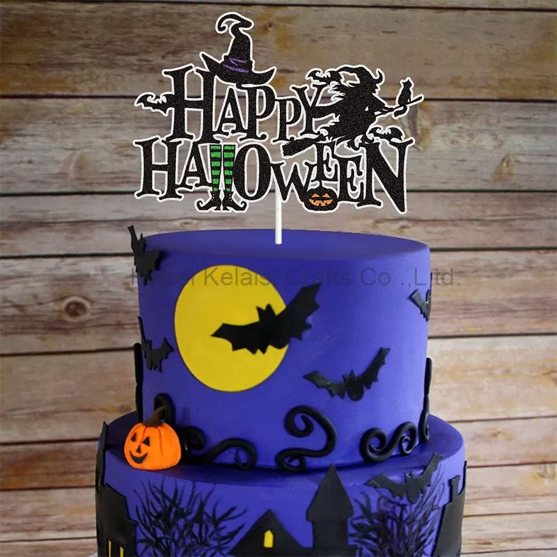 Happy Halloween Cake Topper