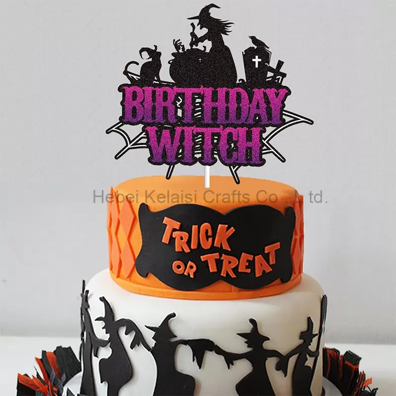 Happy Halloween Cake Topper