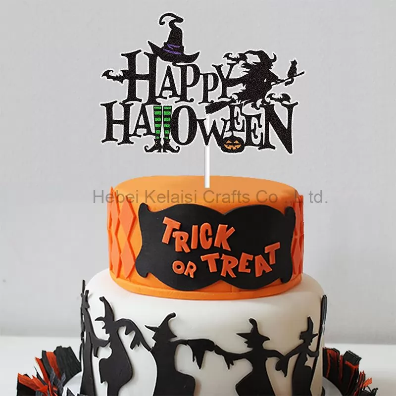 Happy Halloween Cake Topper