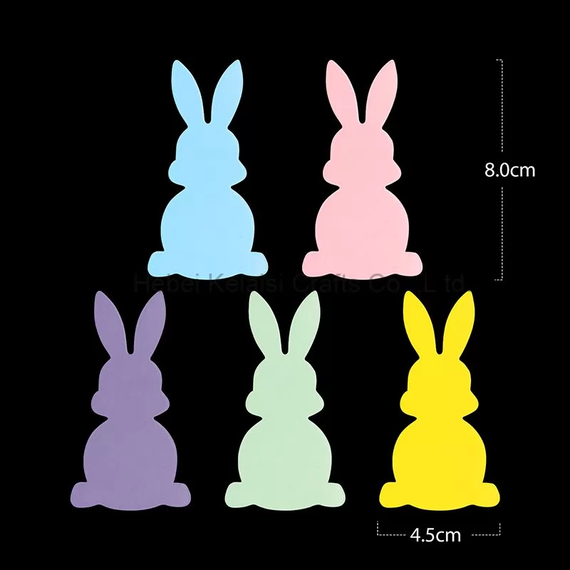 5 pcs Easter bunny cake topper