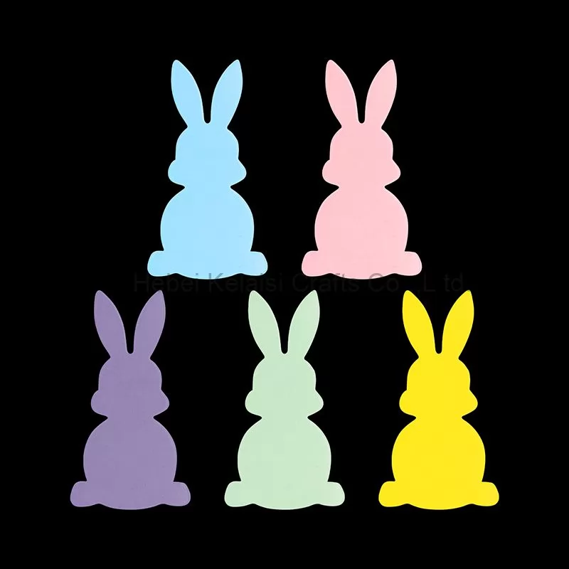 5 pcs Easter bunny cake topper