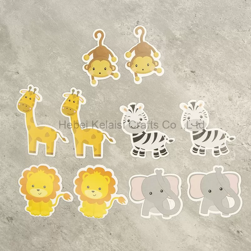 Forest animals theme cake decorating set