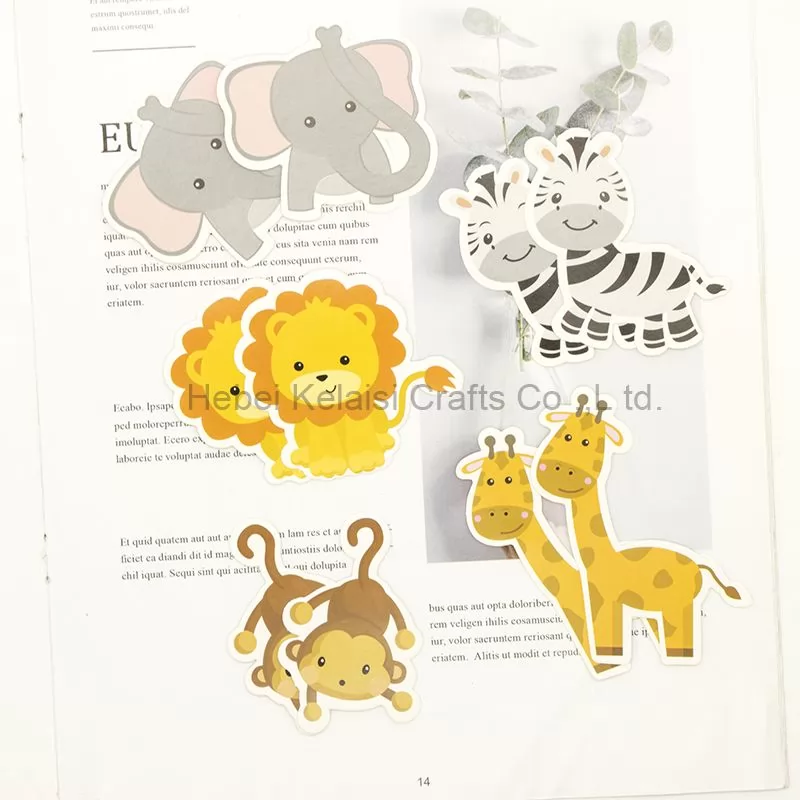 Forest animals theme cake decorating set