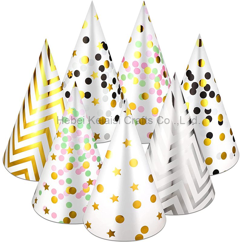 Holiday Printed Party Hats