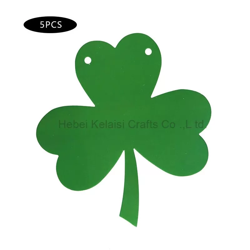 Clover Pulling Banner Irish Holiday Decorative Flag