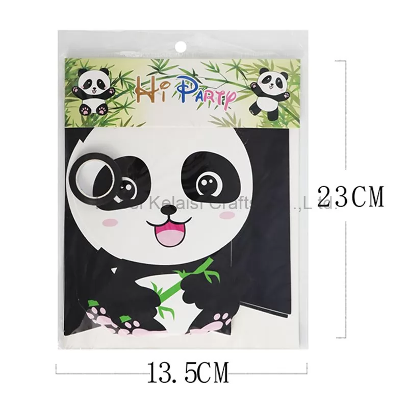 Panda Themed Happy Birthday Banner