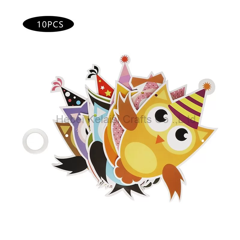 Owl party banner