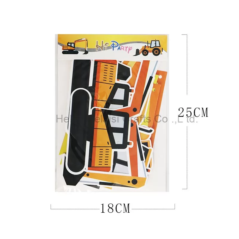 construction theme party decorations paper banner