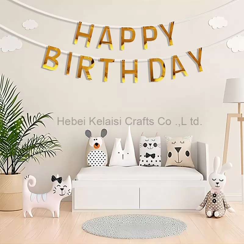 Happy Birthday Letters Banner For Party Decoration