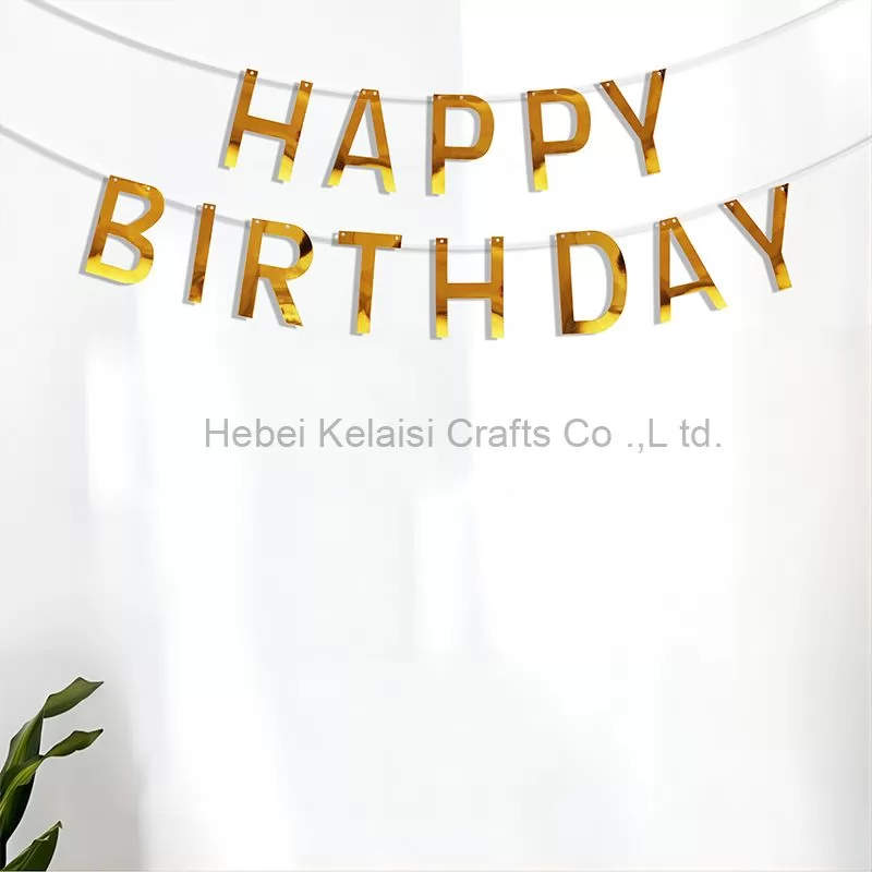 Happy Birthday Letters Banner For Party Decoration