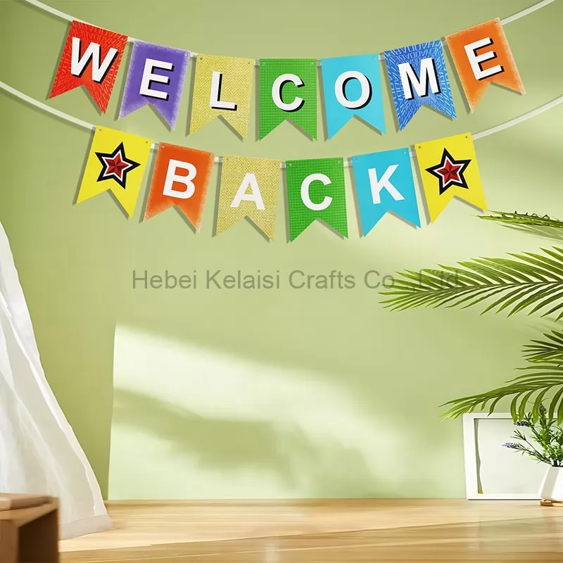 welcome back party supplies banner