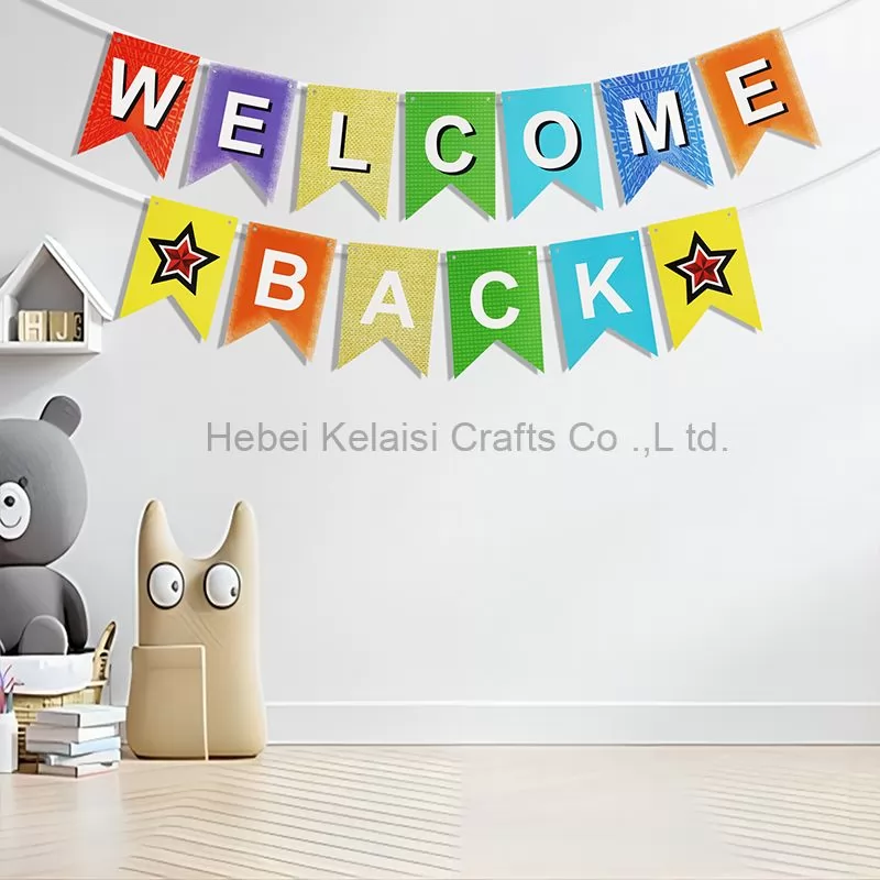 welcome back party supplies banner