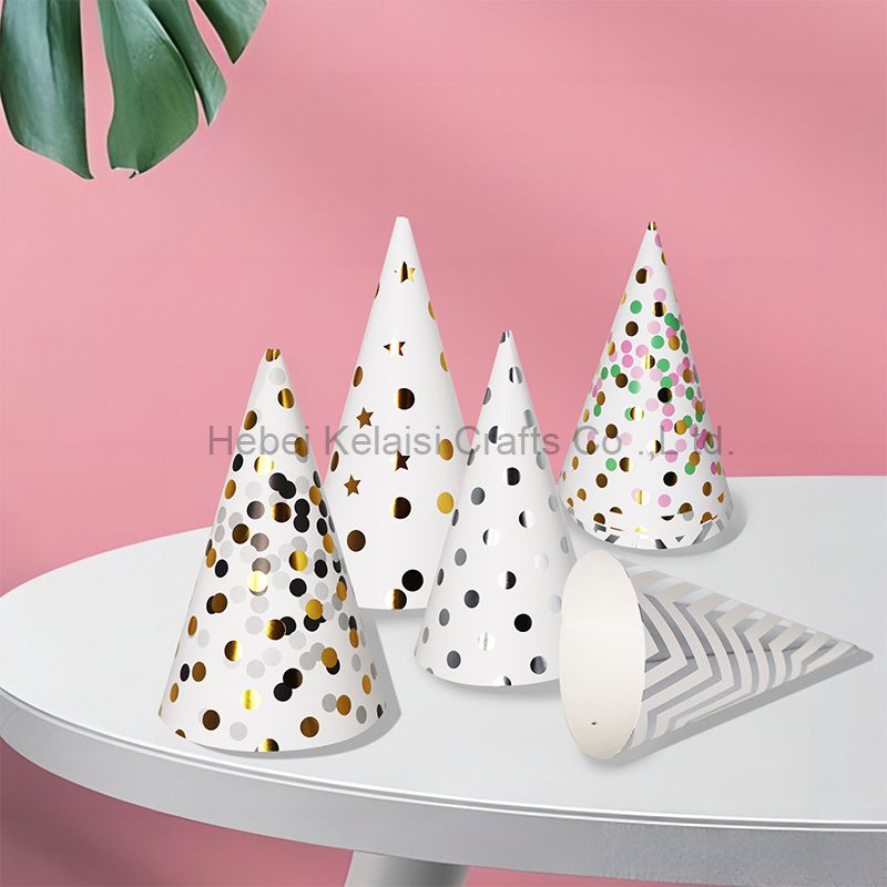 Mini Party Hat Stamping Wave Dot Party Hat