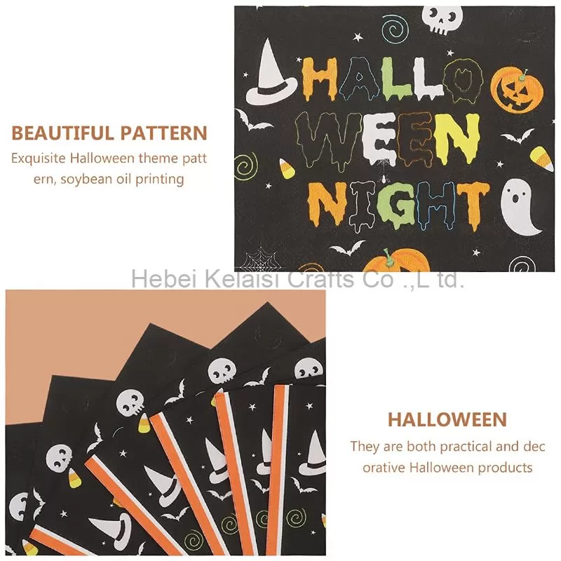 Halloween Party Set Disposable Dinnerware Set