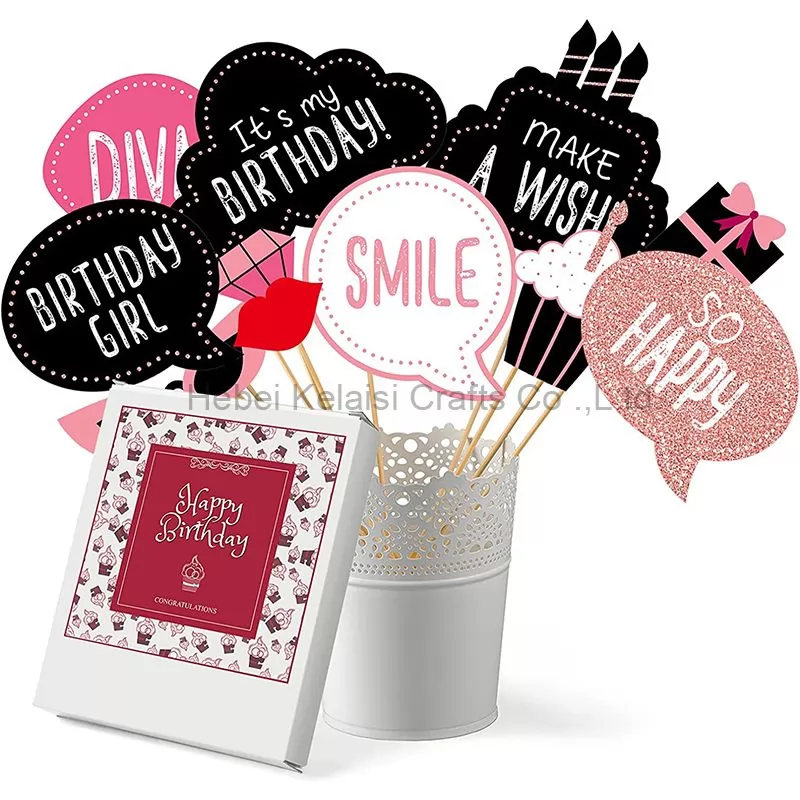 Birthday Photo Booth Props Kit