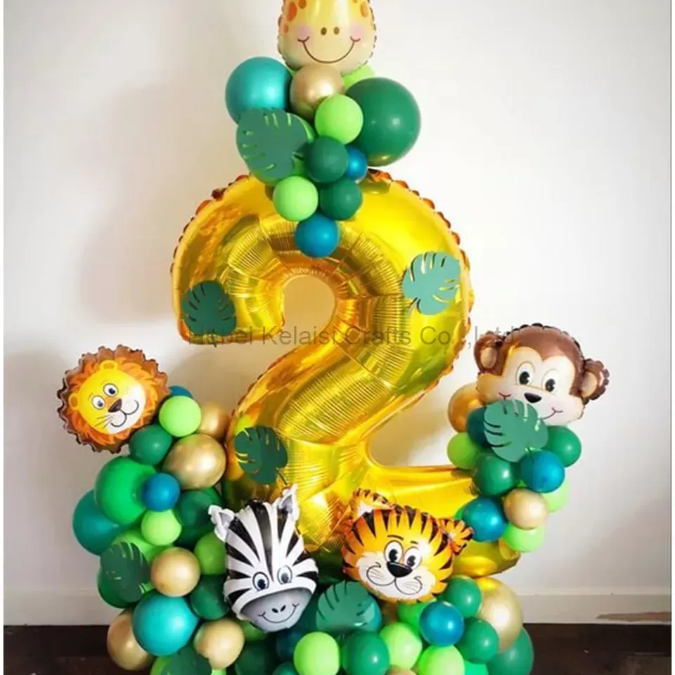 Number foil balloon