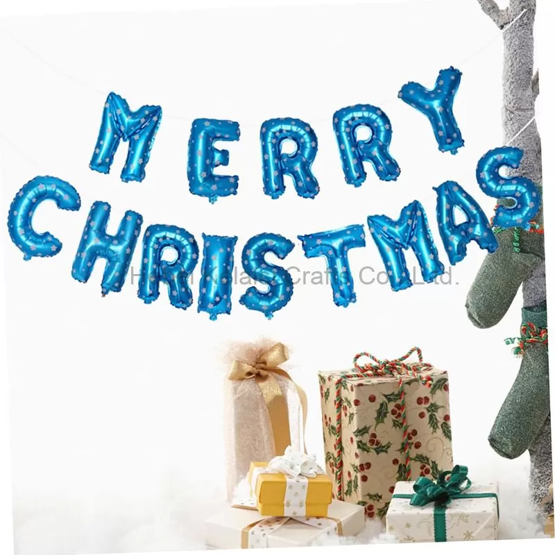 Merry Christmas Foil Balloons