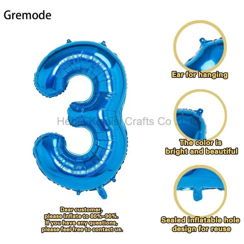 16'' number letter balloons