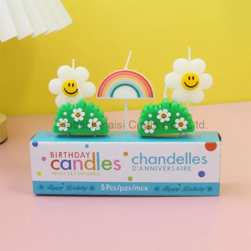 Wholesale Flower Grass Cartoon Birthday Candles