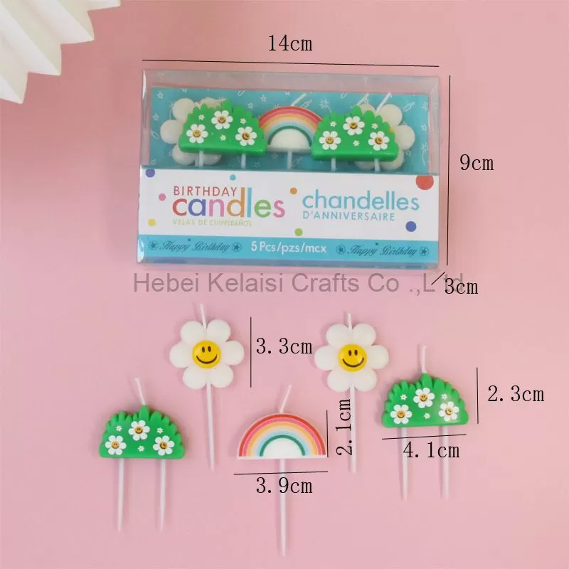 Wholesale Flower Grass Cartoon Birthday Candles