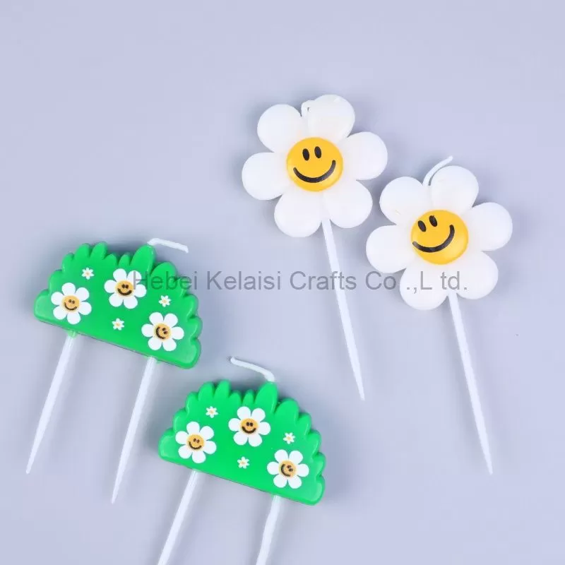 Wholesale Flower Grass Cartoon Birthday Candles