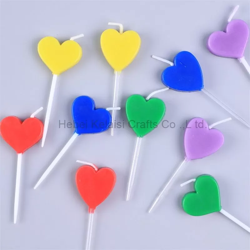 5pcs Heart candles