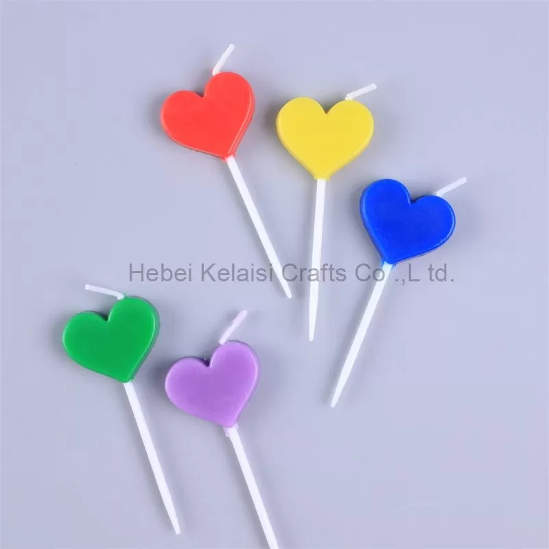 5pcs Heart candles