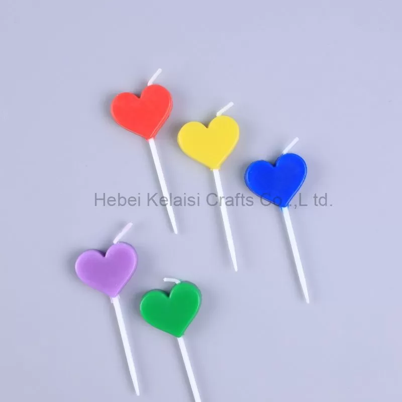 5pcs Heart candles