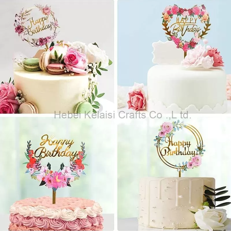 Happy Birthday Cake Decoration Toppers Supplies