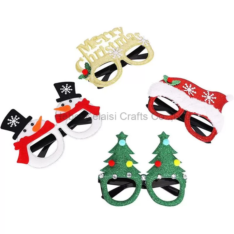 Christmas Paper Glasses decorations eyeglasses