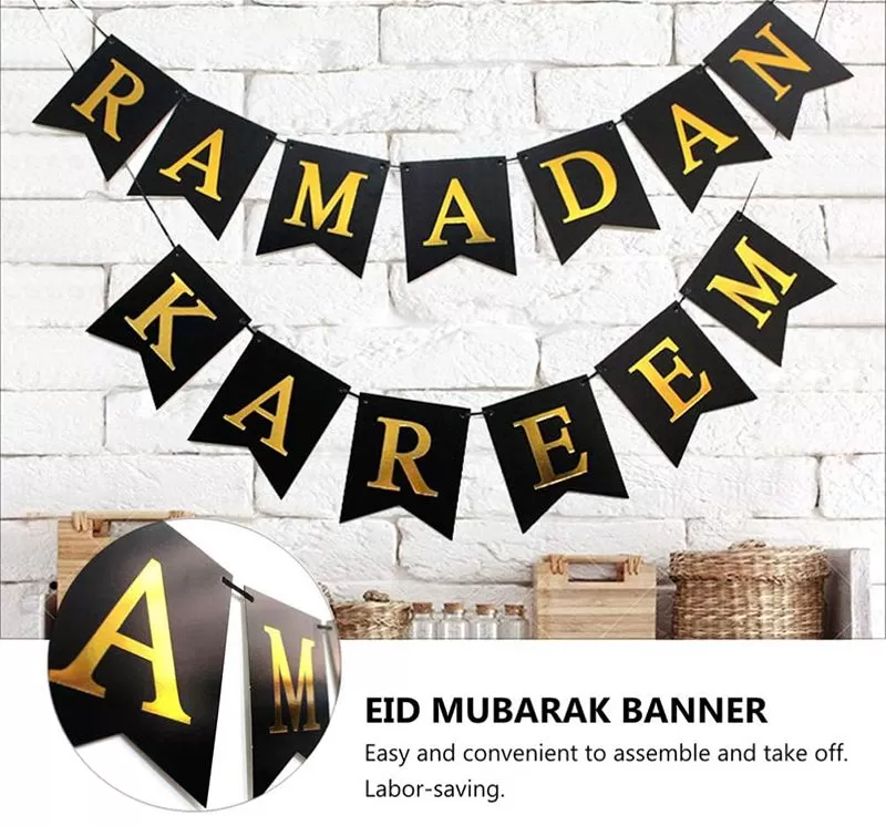 Mubarak Garland Eid Banner