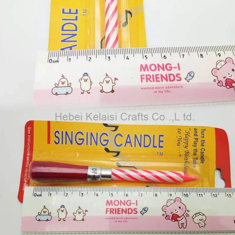 Musical birthday candles