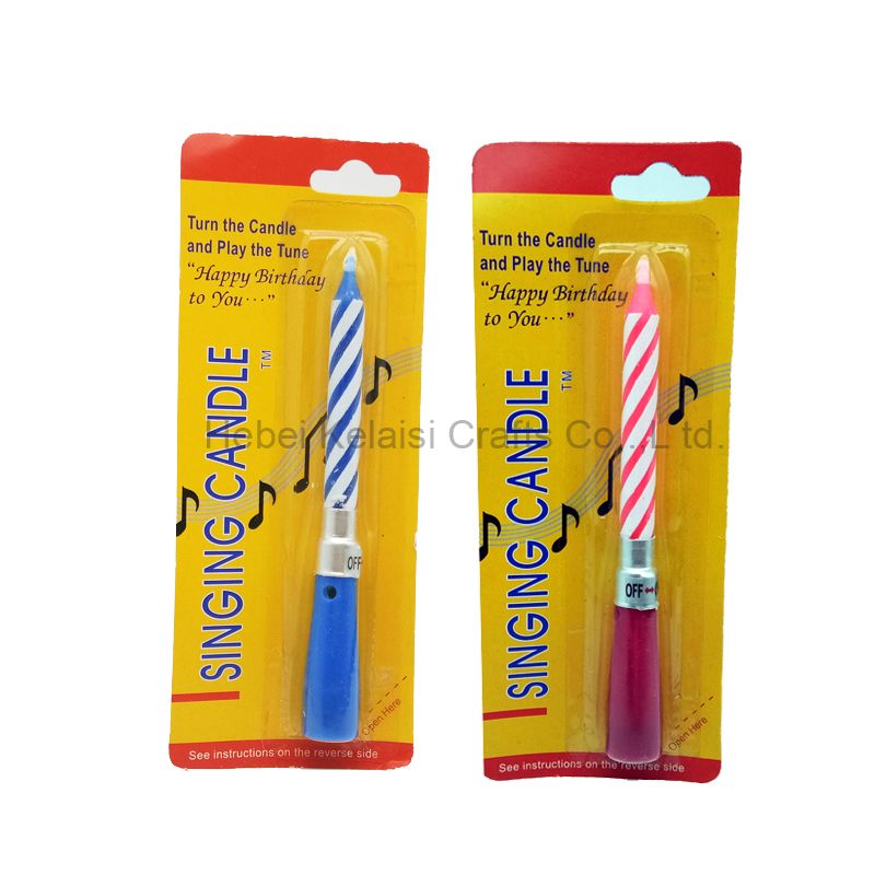 Musical birthday candles