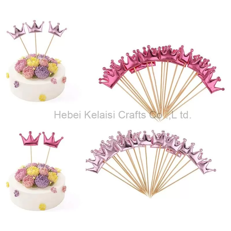 Tiara Purple & Pink Cupcake Topper