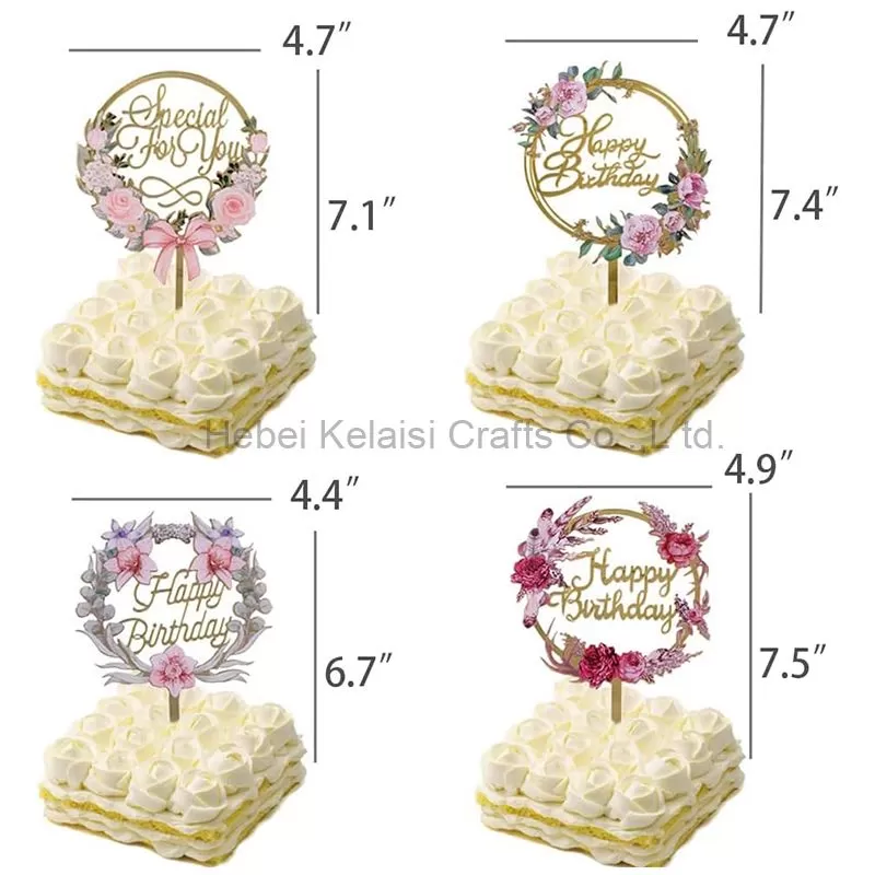 Flower Cake Toppers